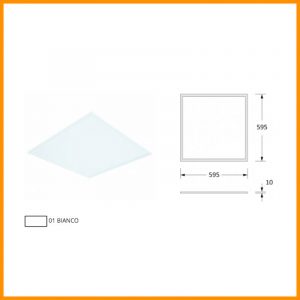 Novalux The Panel 2 Quadrato 600 x 600 mm. - immagine 3