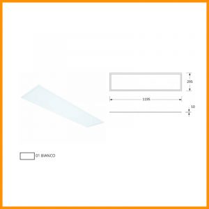 Novalux The Panel 2 Rettangolare 1200 x 300 mm. - immagine 3