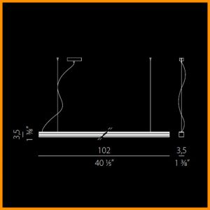 Panzeri Brooklyn Line Sospensione cm. 100 - immagine 4