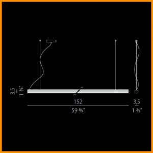 Panzeri Brooklyn Line Sospensione cm. 150 - immagine 4