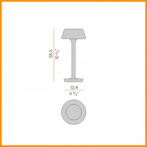 Panzeri Firefly in the Sky Lampada da tavolo ricaricabile - immagine 4