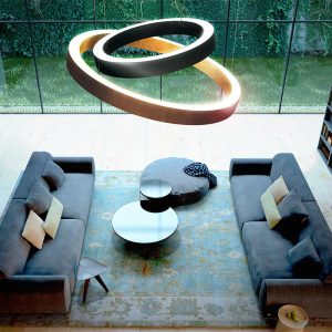 Panzeri Golden Ring 78 Sospensione LED Biemissione - immagine 6