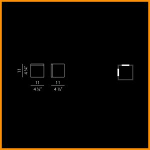 Panzeri Kubik 11 lampada da parete o soffitto LED - immagine 4