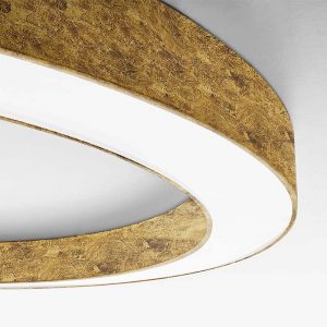 Panzeri Silver Ring lampada da parete o soffitto LED d. 78 cm - immagine 5
