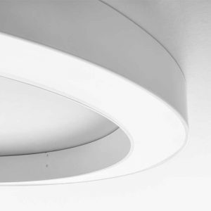 Panzeri Silver Ring lampada da parete o soffitto LED d. 123 cm - immagine 3