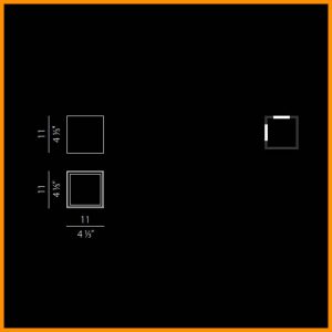 Panzeri Three 11 lampada da parete o soffitto LED - immagine 6