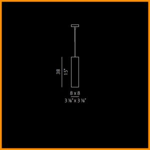 Panzeri Two lampada a sospensione LED - immagine 2