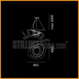 Artemide Pirce Micro Sospensione Led Oro - immagine 2