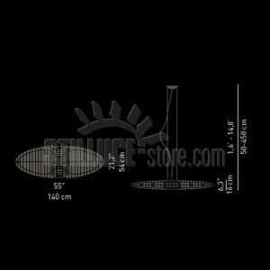 Luceplan Queen Titania D17 Q - immagine 5