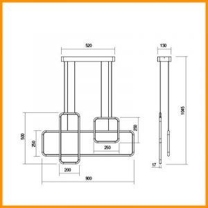 Redo Group Thai led sospensione 90 bianco - immagine 2