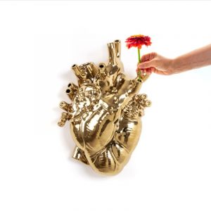 Seletti Love in Bloom Giant Gold Vaso