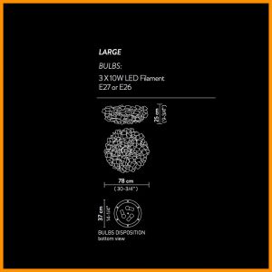 Slamp Clizia Pixel Wall/Ceiling Large - immagine 4