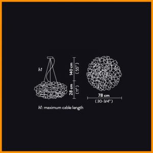 Slamp Clizia Pixel Suspension Large - immagine 4