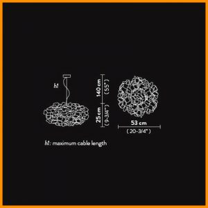 Slamp Clizia Pixel Suspension - immagine 4