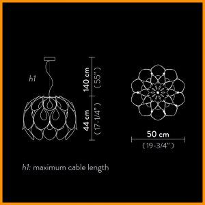 Slamp Flora Suspension Medium - immagine 3