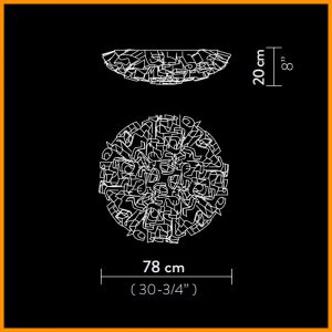 Slamp Veli Couture Large Parete Soffitto - immagine 4