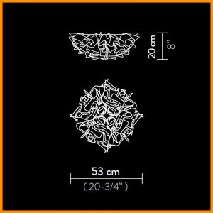 Slamp Veli Couture Medium Parete Soffitto - immagine 3