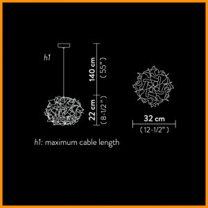 Slamp Veli Couture Mini Single Sospensione - immagine 3