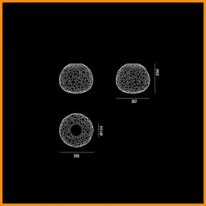 Artemide Meteorite Parete Soffitto 35 - immagine 3