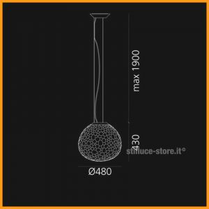 Artemide Meteorite Sospensione 48 - immagine 3