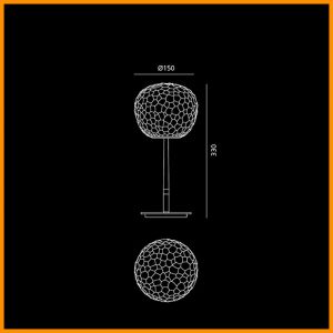 Artemide Meteorite 15 Stelo Tavolo - immagine 3