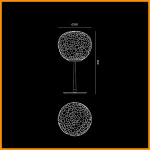 Artemide Meteorite 35 Stelo Tavolo - immagine 3