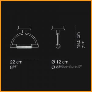 Cini e Nils Gradi Mini Soffitto LED - immagine 4