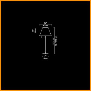 Luceplan Costanza Tavolo con Interruttore on/off D13 i. - immagine 5