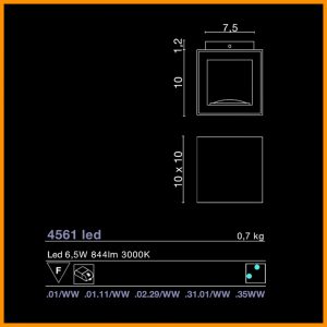 Egoluce Alealed Parete Cod. 4561 - immagine 5
