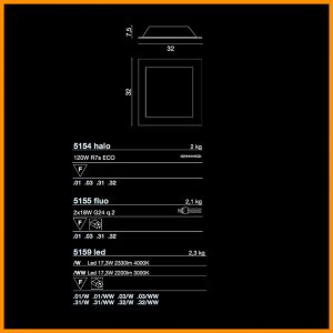 Egoluce Flip Maxi Parete o Soffitto Led cod. 5159 - immagine 4