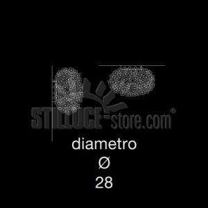 Kartell Bloom 9270 Parete/ Plafoniera CW2 Ø28 - immagine 5