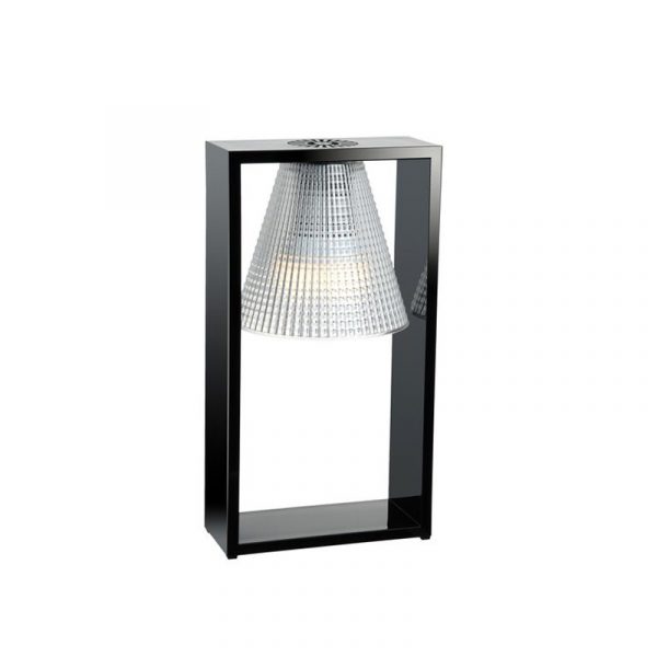 stilluce-store-kartell-light-air-scultura-tavolo-nero-cristallo