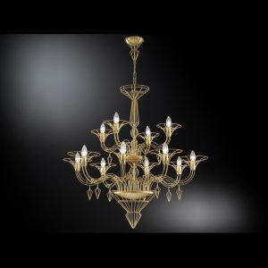 Metallux Dedalo lampadario 12 luci