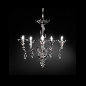 Metallux Dedalo lampadario 5 luci