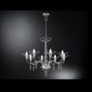 Metallux Dedalo lampadario 8 luci