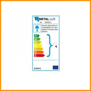 Metallux Dedalo lampadario 5 luci - immagine 3