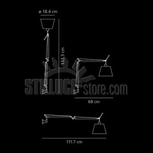 Artemide Tolomeo Parete Basculante Diffusore 18 - immagine 4