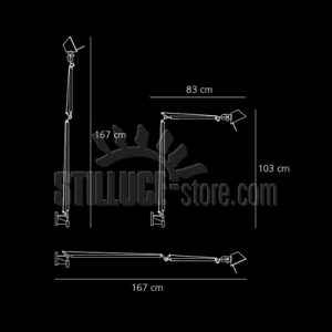Artemide Tolomeo Braccio Led - immagine 2