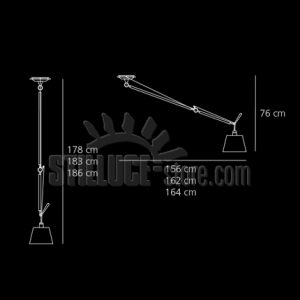 Artemide Tolomeo Sospensione Decentrata - immagine 4