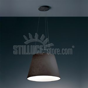 Artemide Tolomeo Mega Sospensione Diffusore Tessuto Nero cm. 42 - immagine 2