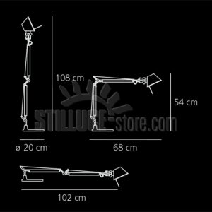 Artemide Tolomeo Mini Tavolo - immagine 4