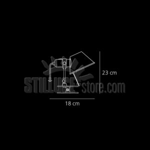 Artemide Tolomeo Pinza LED Alluminio - immagine 2