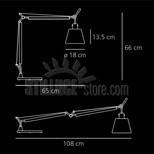 Artemide Tolomeo Basculante Tavolo - immagine 4