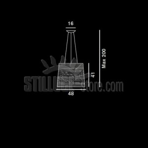 Foscarini Tress Sospensione Grande Led - immagine 3