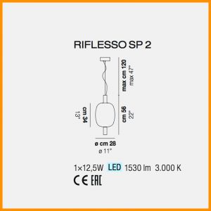 Vistosi Riflesso Sospensione SP2 - immagine 4