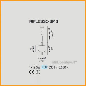 Vistosi Riflesso Sospensione SP3 - immagine 4