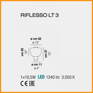 Vistosi Riflesso Tavolo LT3 - immagine 3