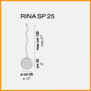 Vistosi Rina Sospensione 25 - immagine 2