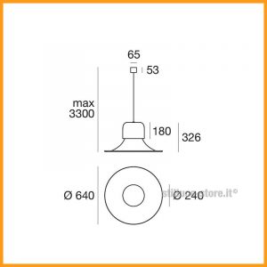 Stilnovo Campana Lampada a Sospensione - immagine 4