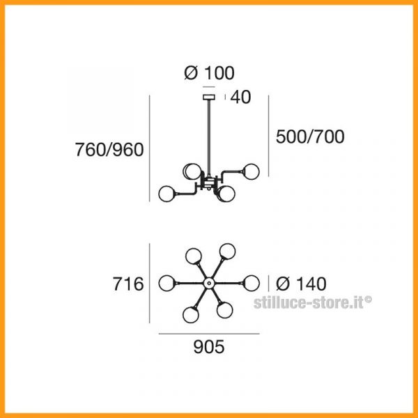 STILLNOVO-GALASSIA-SOSPENSIONE-90_DIM-STILLUCE-STORE-BERGAMO